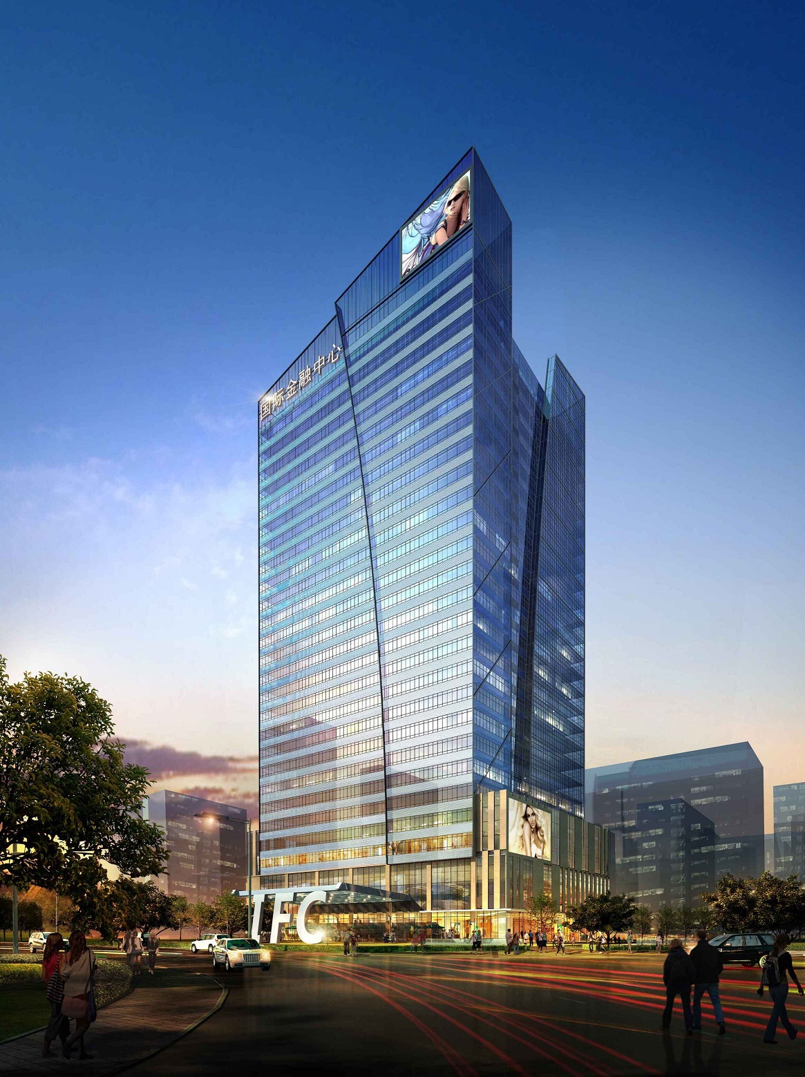 臨沂華潤中心四期A(yíng)B樓門(mén)窗幕墻工程