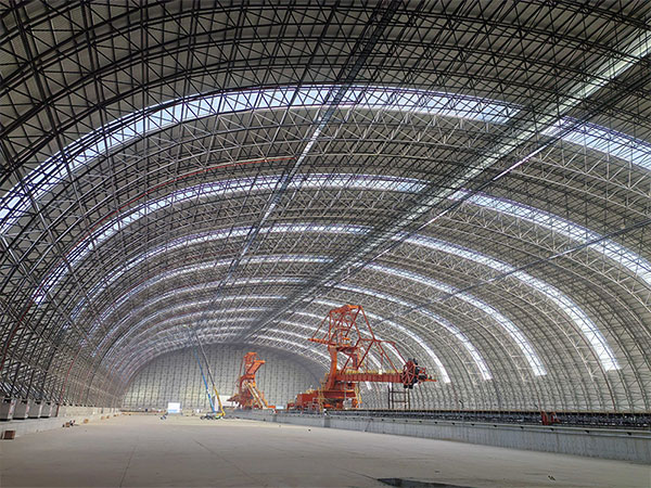 大唐山東鄆城630C超超臨界二次再熱國家電力示范項(xiàng)目干煤棚