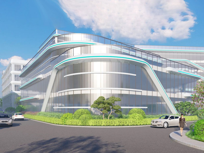 青島晟瑞海洋裝備有限公司1#樓B區(qū)玻璃幕墻工程